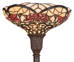 Jarná stojaca lampa Kayla v štýle Tiffany
