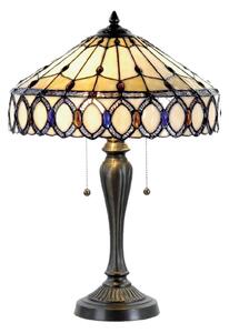 Stolová lampa Fiera v štýle Tiffany
