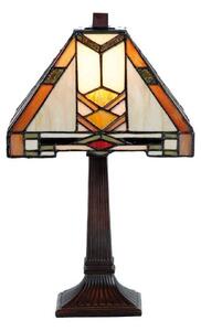 Vzorovaná stolná lampa Eliazar v štýle Tiffany