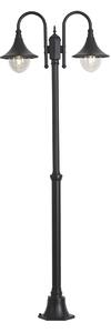 Klasická vonkajšia lampa čierna 200 cm IP44 - Daphne