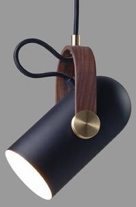 LE KLINT Carronade M – závesná lampa v čiernej