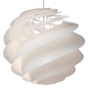 LE KLINT Swirl 3 Large – závesná lampa v bielej