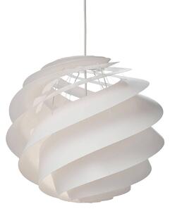 LE KLINT Swirl 3 Medium – závesná lampa v bielej