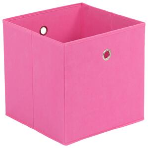 SKLADACÍ BOX, kov, textil, kartón, 32/32/32 cm Carryhome - Úložné boxy & dekoračné boxy