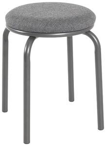 STOHOVATEĽNÝ STOLČEK, kov, textil, 46/45/46 cm Carryhome - Kreslá