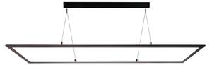 LED svietidlo 3422, hranaté, dip-switch, čierna, Čierna, Pracovňa / Kancelária, Hliník, Moderný, Závesné svietidlo