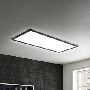 Panel LED na povrch Slim 58x20cm zap/vyp 4 000K čierna, Čierna, Pracovňa / Kancelária, Plast, Moderný