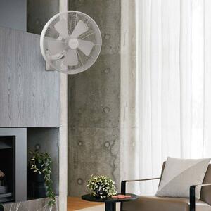 Nástenný ventilátor Beacon Breeze, biely, Ø 41 cm, tichý, Biela / opálová, Obývacia izba / jedáleň, Plast