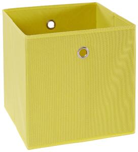 SKLADACÍ BOX, kov, textil, kartón, 32/32/32 cm Carryhome - Úložné boxy & dekoračné boxy