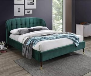 Čalúnená posteľ Genua Velvet 160x200 cm Barvy | AMI Nábytok
