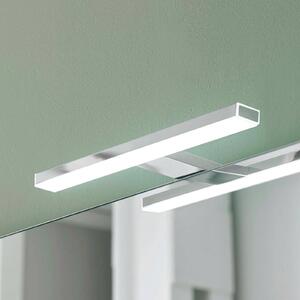 Esther 2 LED zrkadlové svetlo, chróm, 28 cm, Chrómová / strieborná, Kúpeľňa, Plast, Moderný, Nábytkové svetlo bodové