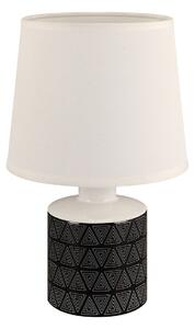 Strühm Moderná stolná lampa TOPIK E14 A WHITE/BLACK 4103