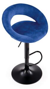 HALMAR Barová stolička H102 tmavo modrá