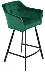 Invicta Barová stolička Loft zelená