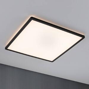 Paulmann Atria Shine panel 3-step čierna 830 42x42, Čierna, Obývacia izba / jedáleň, Plast, Moderný, Stropné svetlo