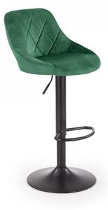HALMAR Barová stolička Kody tmavo zelená