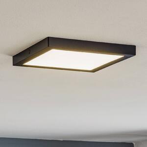 Paulmann Abia LED panel 30x30 cm 2 700K čierna, Čierna, Obývacia izba / jedáleň, Plast, Moderný, Stropné svetlo