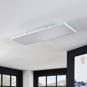 Arcchio LED panel Brenda, 80 x 30 cm, diaľkové ovládanie, Biela / opálová, Obývacia izba / jedáleň, Moderný, Stropné svetlo