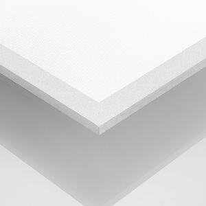 Prios LED panel Gelora, 80 cm, 4 000 K, strieborná farba, hliník, Biela / opálová, Kuchyňa, Plast, Moderný, Stropné svetlo