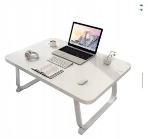LAP-TABLE skladací stôl na notebook, tablet - biely