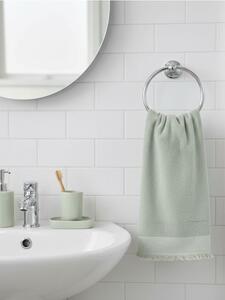 Sinsay - Bavlnený uterák s strapcami - svetlozelená