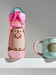 Sinsay - Fľaša na vodu s rúčkou a slamkou Pusheen the Cat - viacfarebná