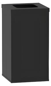 Kôš na triedený odpad 50 L, úchyt na vrece, čierny/čierny