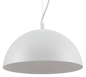 Lucande Maleo závesná lampa 30cm biela