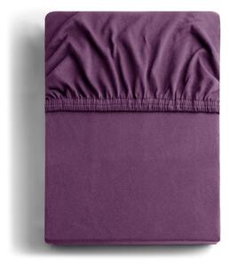 Fialová napínacia plachta jersey 220x200 cm Amber – Restilo