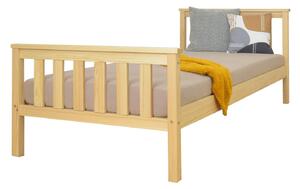 MD Jednolôžková drevená posteľ Nora 90x200