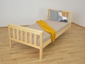 Jednolôžková drevená posteľ Nora 90x200