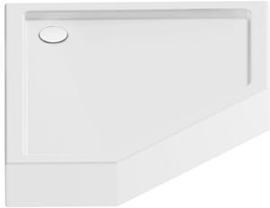 New Trendy New Azura päťuholníková sprchová vanička 100x80 cm biela B-0416