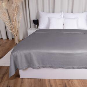 Biante Zamatový prehoz na posteľ Velvet Prémium SVP-013 Sivý 140x200 cm