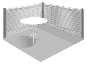 LIVARNO home Tieniaca clona na plot, 500 x 100 cm (sivá) (100345168)