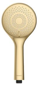 Matne zlatá plastová úsporná sprchová hlavica ø 11 cm Watersaving System – Wenko
