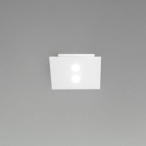 ICONE Slim - malé stropné LED svietidlo 2-svetelné biele