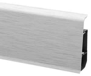 Lišta soklová PVC Arbiton INDO Hliník svetlý 41 26x70x2500 mm