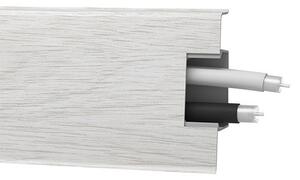 Lišta soklová PVC Arbiton MACK Gaštan Girona 25 60x20x2500 mm