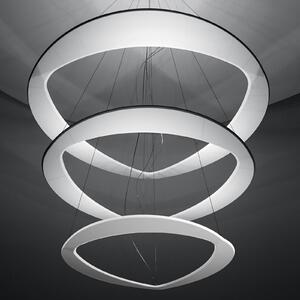 ICONE Diadema - biele dizajnové závesné LED svietidlo