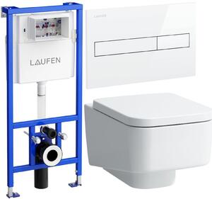 Set WC misa Laufen Pro S H8209620000001, podomietková konštrukcia Laufen Lis H8946600000001, H8919610000001, H8956610000001