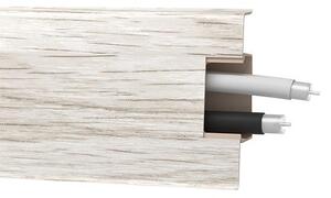 Lišta soklová PVC Arbiton MACK Jaseň Severný 02 60x20x2500 mm