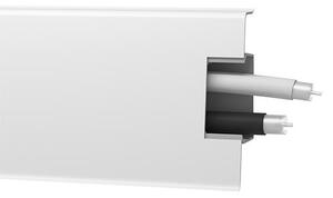 Lišta soklová PVC Arbiton MACK Biela matná 40 60x20x2500 mm