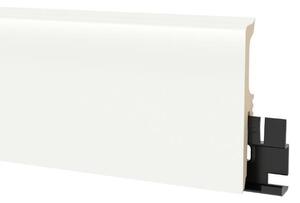 Lišta soklová PVC Arbiton VIGO 80 RAL 9003 Biela 01 80x15x2200 mm