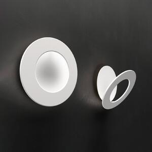ICONE Vera LED nástenné svietidlo 930 Ø26cm biela/biela
