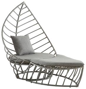 RELAXAČNÉ KRESLO, kov, plast, textil Amatio - Lounge záhradný nábytok