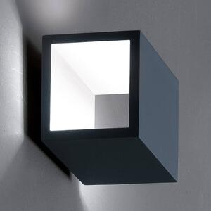 ICONE Cubò LED nástenné svietidlo, 10 W, titán/biela