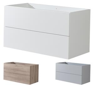 Mereo Aira, kúpeľňová skrinka 101 cm, biela, dub, šedá Aira, kúpeľňová skrinka 101 cm, dub Variant: Aira, kúpeľňová skrinka 101 cm, sivá