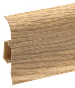 Lišta soklová PVC Cezar PREMIUM Classic Dub Klasický M135 59x22x2200 mm