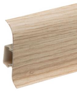 Lišta soklová PVC Cezar PREMIUM Classic Dub Riverside M137 59x22x2200 mm