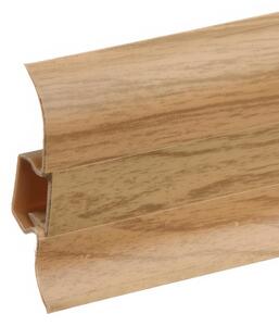 Lišta soklová PVC Cezar PREMIUM Classic Jaseň Svetlý M084 59x22x2200 mm